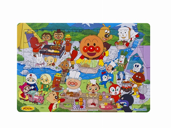 アンパンマン 天才脳はじめてのパズル80ピースE キャンプ&バーベキュー