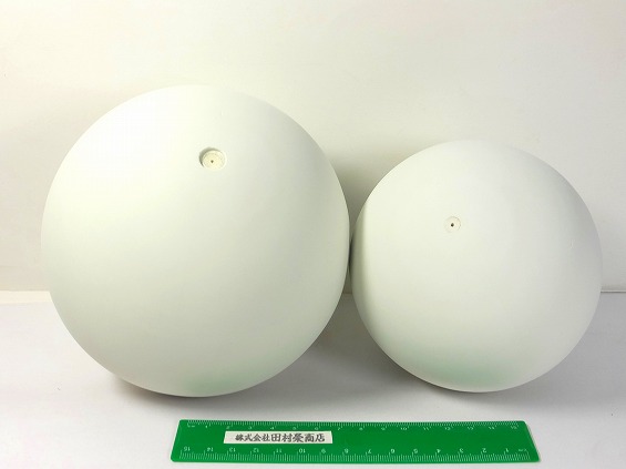 まりつき用天然ゴムまり 白 6インチ/5インチ