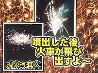 大道芸　(国産噴出花火)　